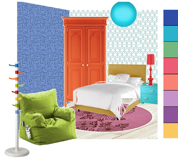 הום סטיילינג | חדרים בצבע סגול | עיצוב הבית בצבע